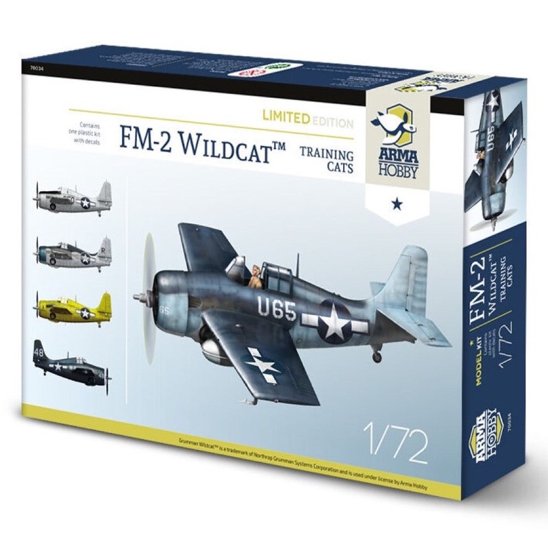 Arma Hobby 70034 1/72 FM-2 Wildcat Training Cats Limited Edition