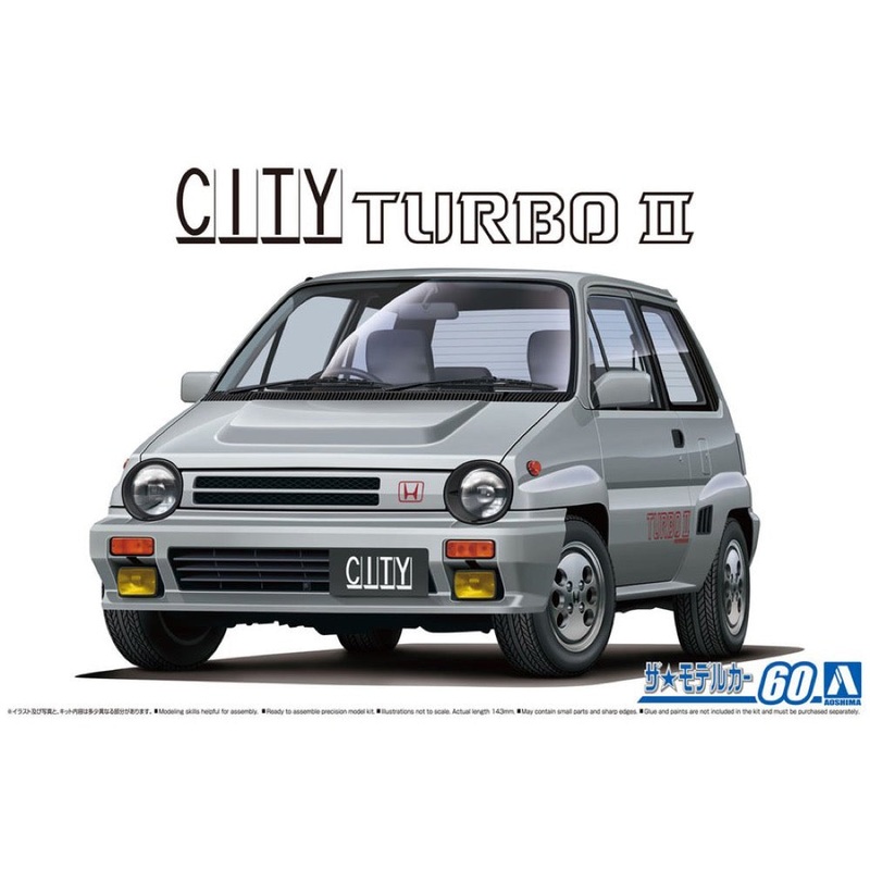 Aoshima A006388 1/24 Honda AA City Turbo Ii 85