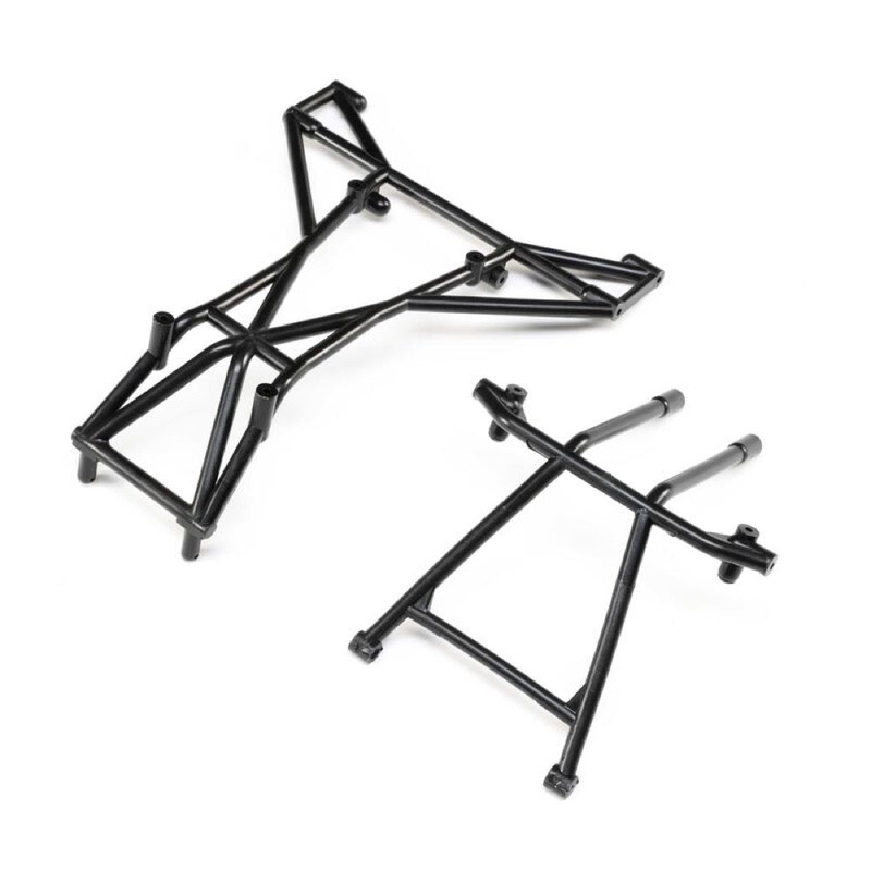 Losi LOS241042 Black Top and Upper Cage Bars LMT