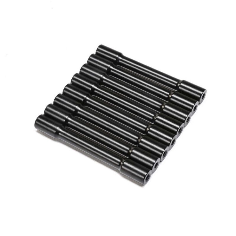 Losi LOS241072 Black Aluminium Crossbar End Plates 8pcs LMT Tuned LMT