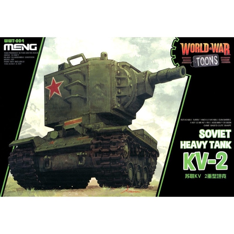 Meng WWT-004 World War Toons KV-2 Soviet Heavy Tank