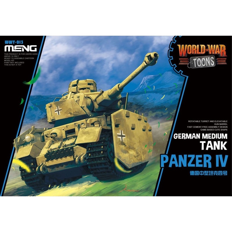 Meng WWT-013 German Medium Tank Panzer IV (Cartoon Model)