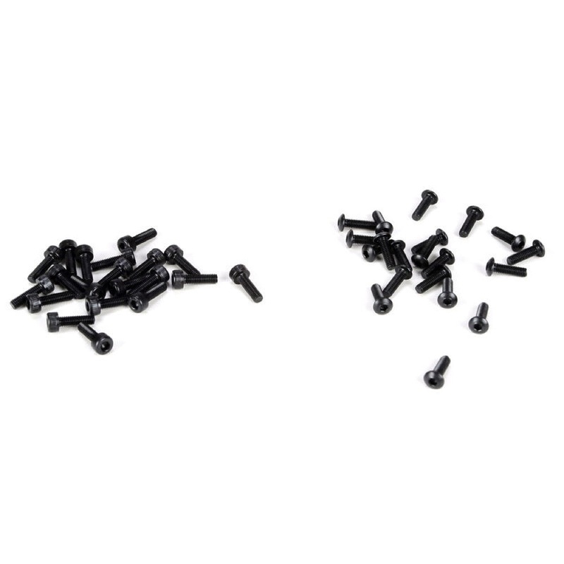 Losi LOSB6450 Wheel Screw Set 3x10mm BH and Cap (20ea) 5IVE-T
