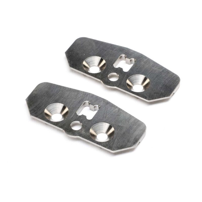 TLR +1 Titanium Adjustable Chassis Skid Plate 2pcs 8X 2.0 TLR-1228