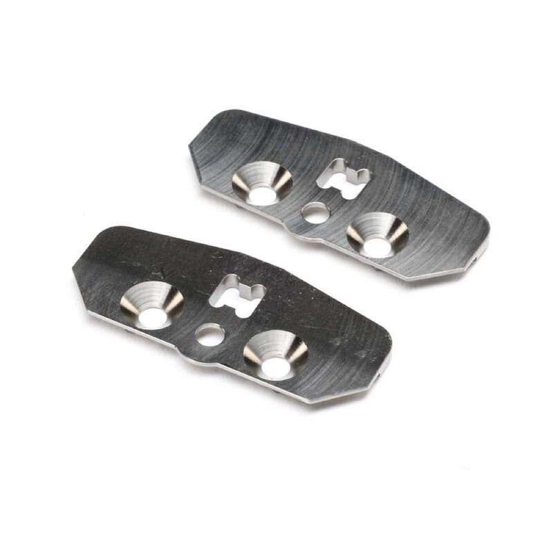 TLR Standard Titanium Adjustable Chassis Skid Plate 2pcs 8X 2.0 TLR-1229