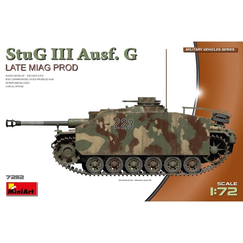 Miniart 72112 1/35 StuG III Ausf. G Late Miag Prod.