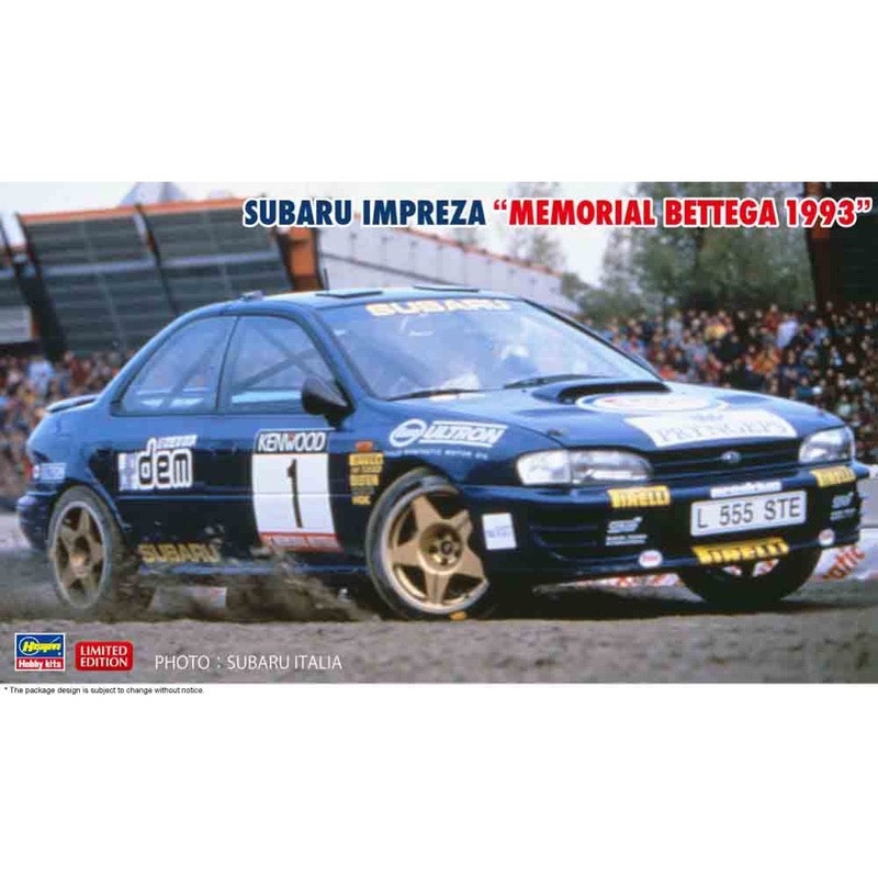 Hasegawa H20768 1/24 Subaru Impreza Memorial Bettega 1993