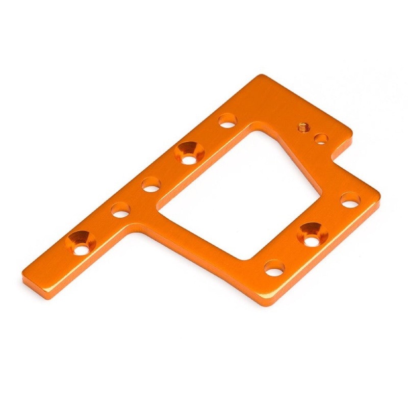 HPI 101801 Centre Gearbox Mounting Plate Trophy Truggy Flux (Orange)