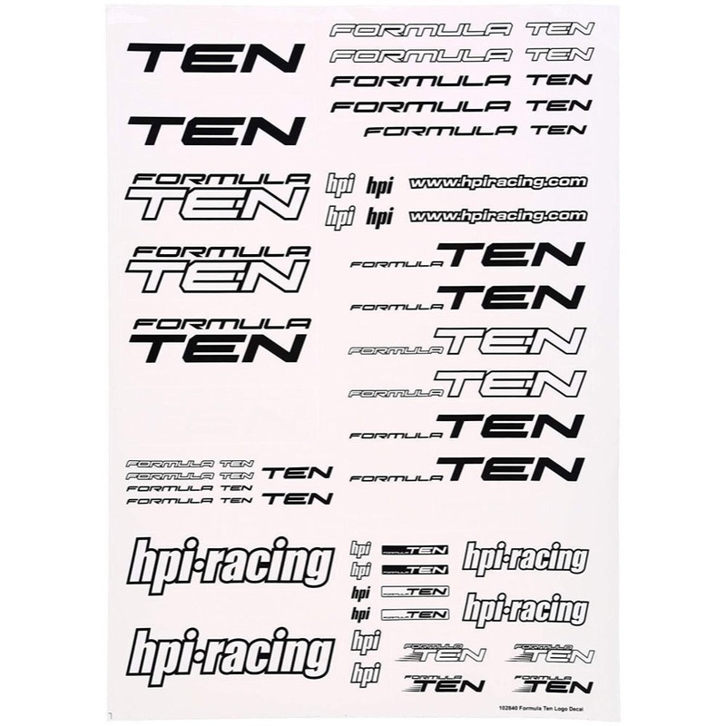 HPI 102840 Formula Ten Logo Decal