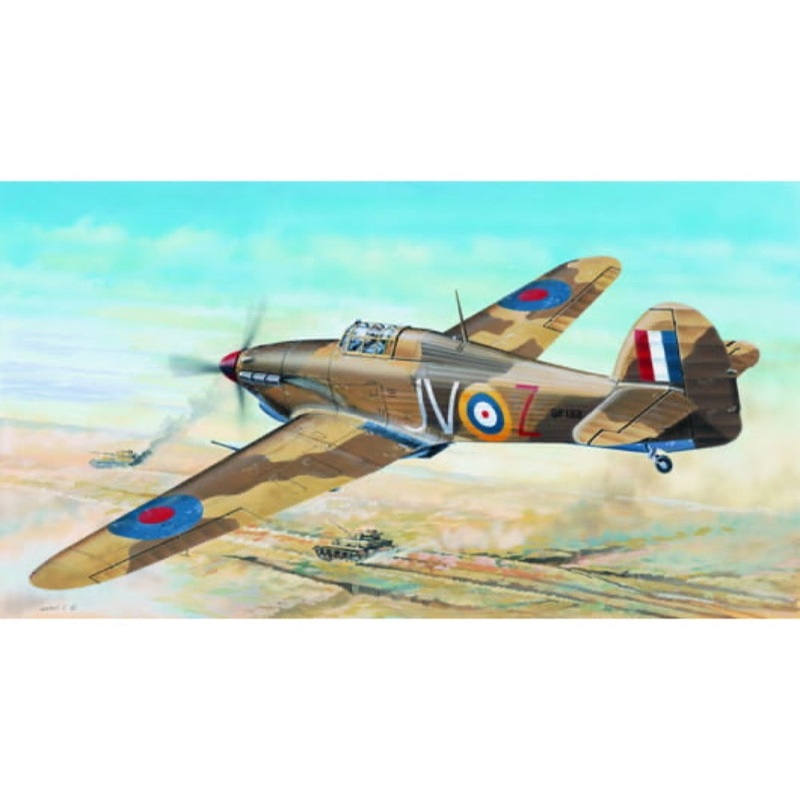 Trumpeter 02417 1/24 Hawker Hurricane IID Trop