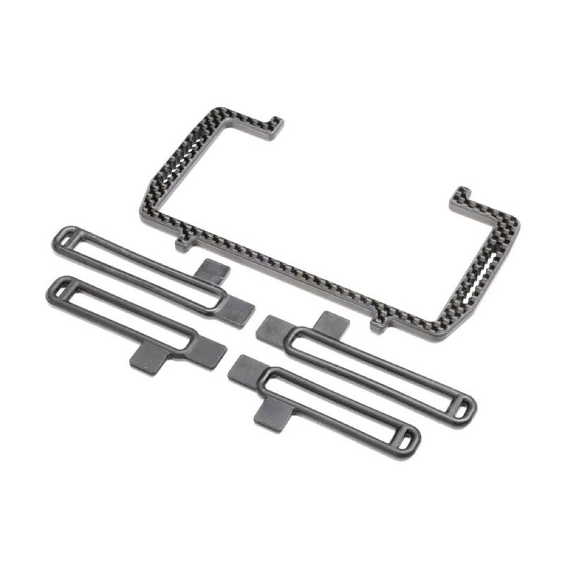 TLR 1101 Battery Mount Set Carbon 22X