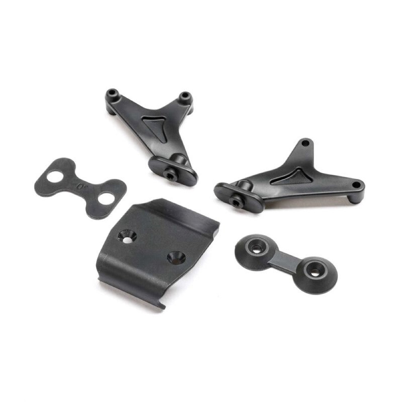 TLR 1108 Wing Mount Set Front Bumper 22X