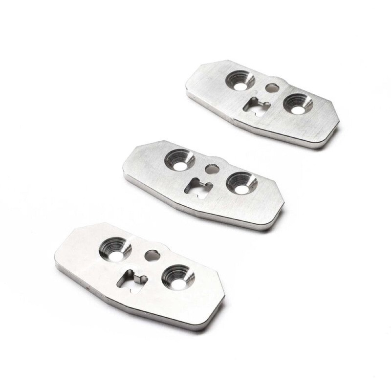 TLR 1227 Steel Skid Plate Set for Adjustable Chassis 8XT