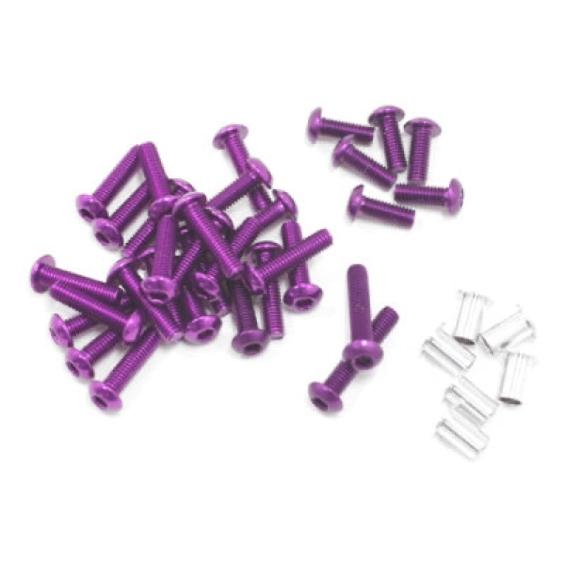 HPI 38066 E10 Aluminium Screw Set Purple