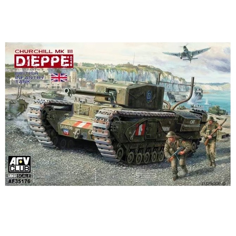 AFV 35176 1/35 Churchill Mk.3 Dieppie Including Workable Track