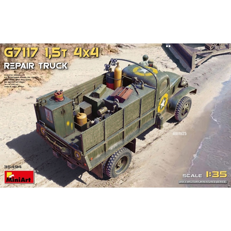 Miniart 35494 G7117 1.5t 4×4 Repair Truck