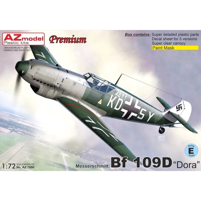 AZ Model 7890 1/72 Messerschmitt Bf 109D Dora