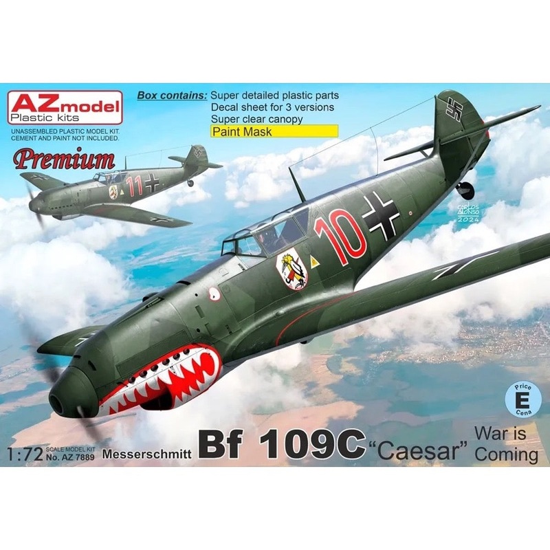 AZ Models 7889 1/72 Messerschmitt Bf 109C Ceasar The War is Coming