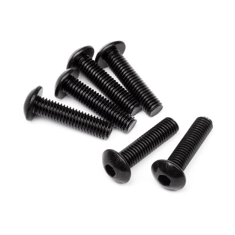 HPI 94757 Button Head Screw M5X20mm (Hex Socket/6pcs)