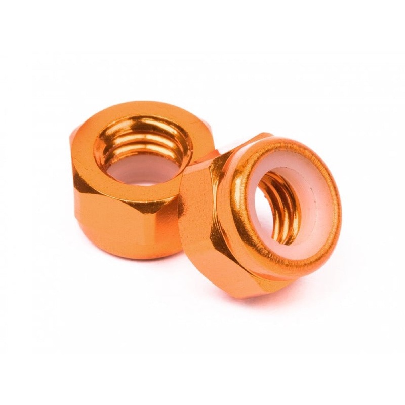 HPI 95864 Aluminum Lock Nut M5 (Orange/10pcs)