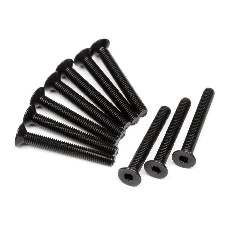 HPI Z092 Flat Head Screw M3X24mm (Hex Socket/10pcs)