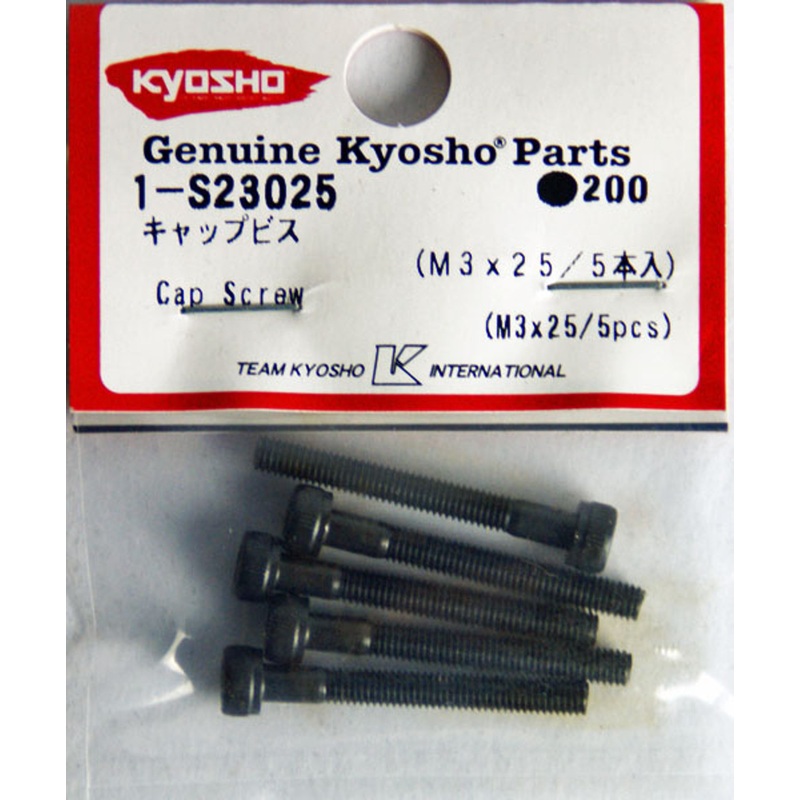 Kyosho 1-S23025 Cap Screw(M3x25/5pcs)