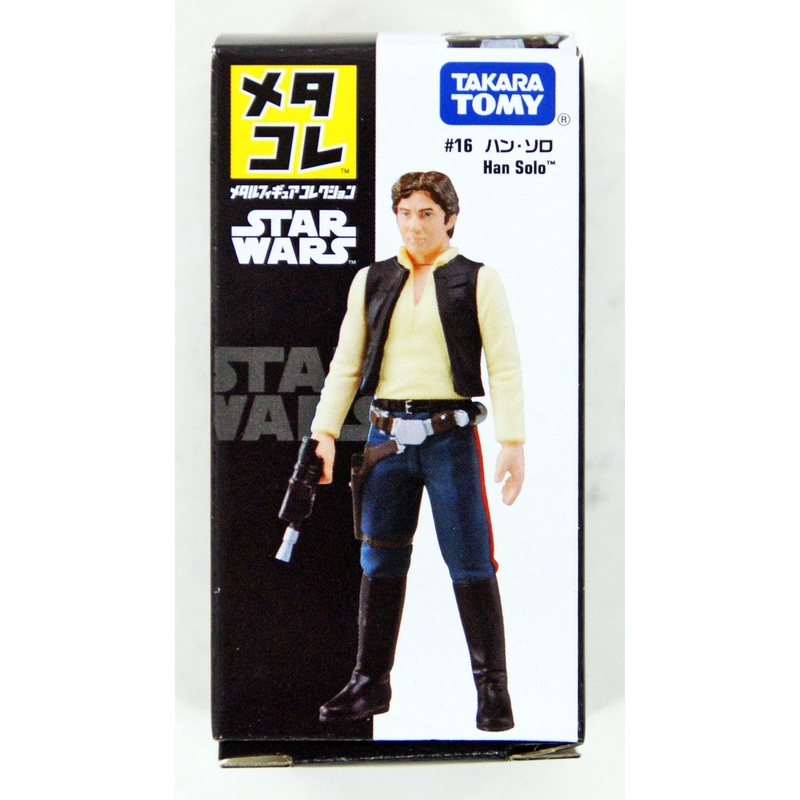 Takara Tomy Disney Star Wars Metakore Metal Figure #16 Han Solo 871446