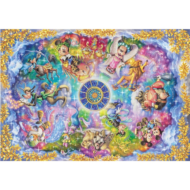 Tenyo Japan Jigsaw Puzzle DS-1000-773 Disney 12 Constellations (1000 Pieces)