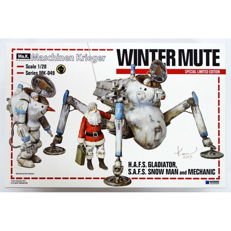 Wave MK049 Mercenary Troops’ Arms Winter Mute Special Limited Ed. 1/20 Scale Kit