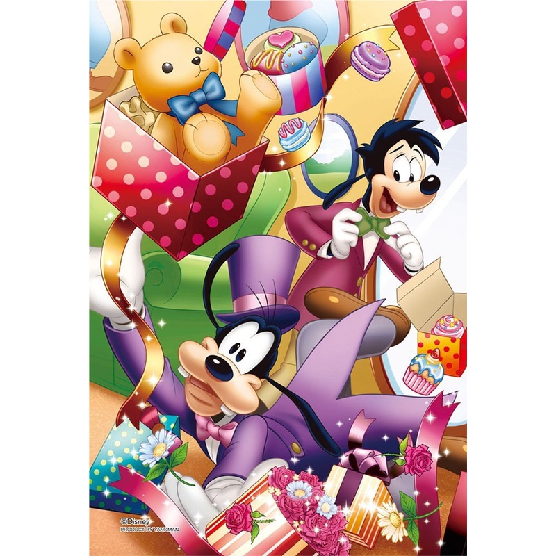 Yanoman Prism Art Jigsaw Petit Puzzle 97-166 Disney Goofy (70 Pieces)