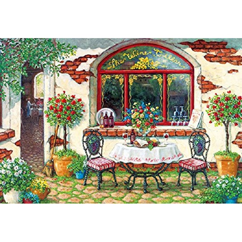 APPLEOne Jigsaw Puzzle 300-323 Janet Kruskamp Wine Cellar Brunch (300 Pieces)