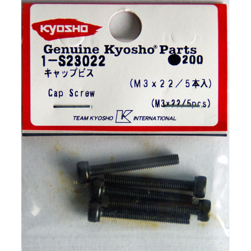 Kyosho 1-S23022 Cap Screw(M3x22/5pcs)
