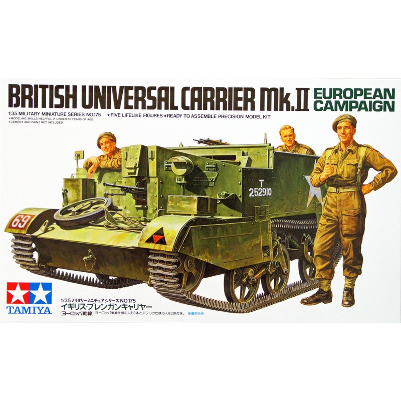 Tamiya 35175 British Universal Carrier Mk.II European Campaign 1/35 Scale kit