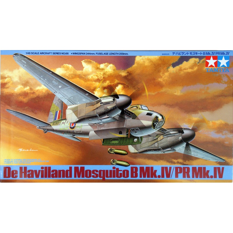 Tamiya 61066 De Havilland Mosquito B-Mk.IV/ PR Mk.IV 1/48 Scale Kit