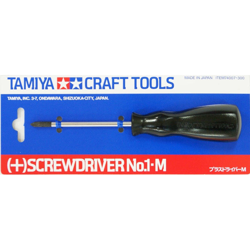 Tamiya 74007 Craft Tools – (+) Screwdriver No.1-M
