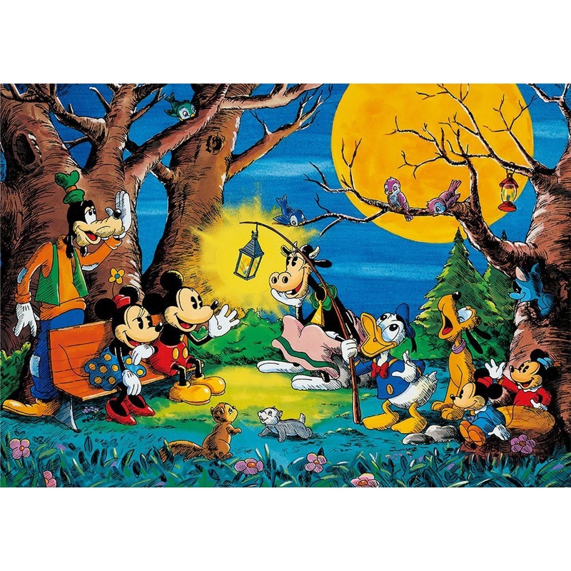 Tenyo Japan Jigsaw Puzzle D-108-812 Disney Mickey’s Saturday Night (108 Pieces)