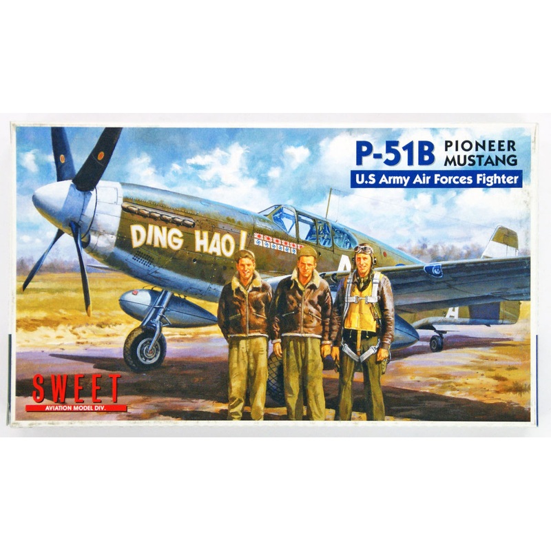 Sweet 16 P-51B PiOneer Mustang US Army Air Force Fighter 1/144 Scale