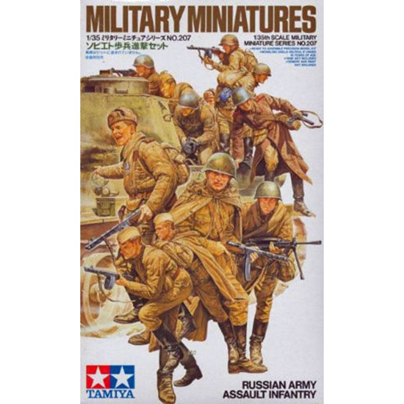 Tamiya 35207 Russian Army Assault Infantry 1/35 Scale Kit