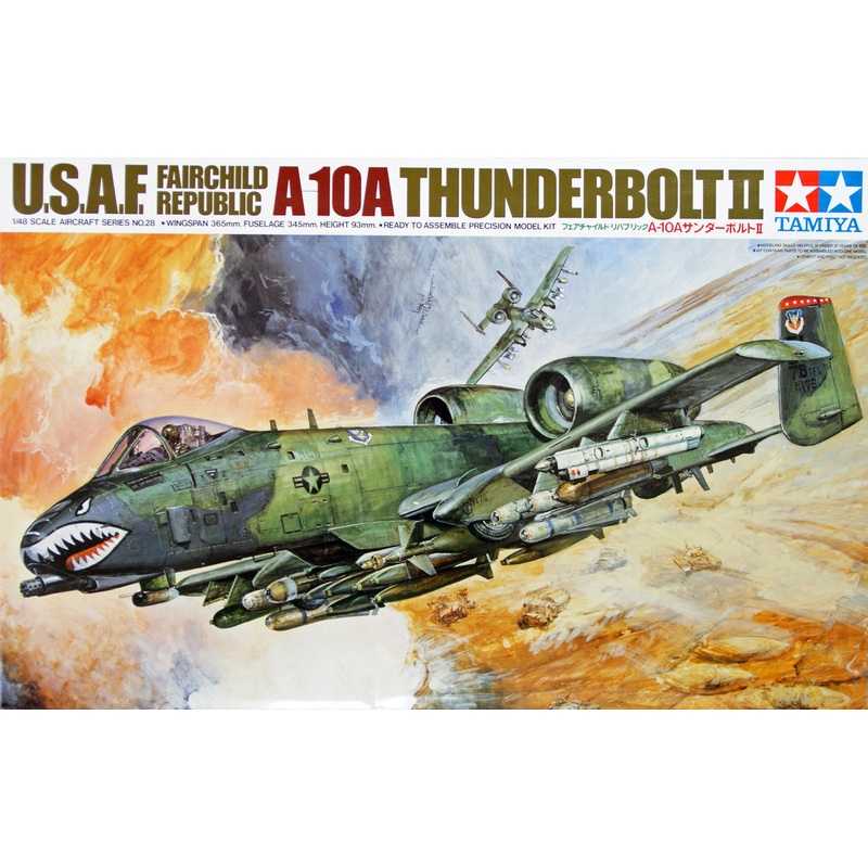 Tamiya 61028 U.S.A.F. Fairchild Republic A-10A Thunderbolt II 1/48 scale kit