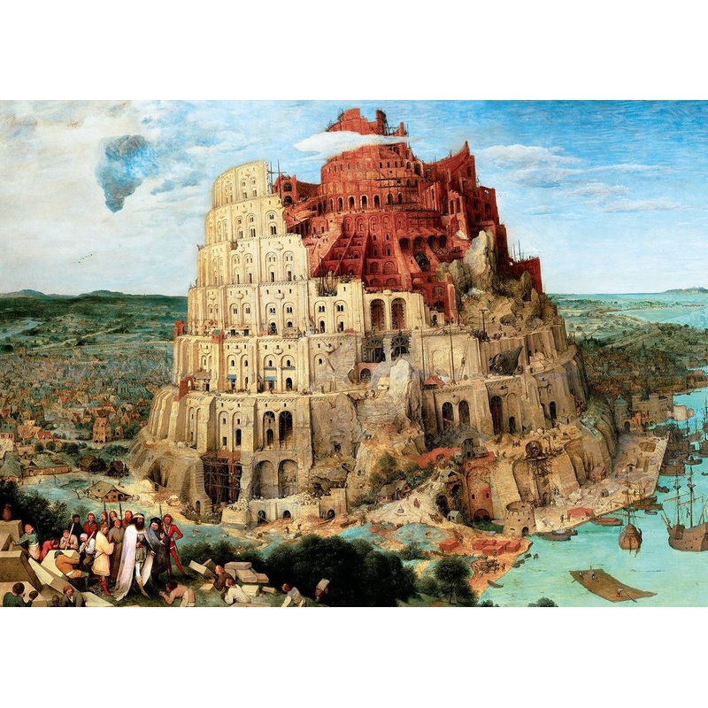 Epoch Jigsaw Puzzle 54-004 World Art Tower of Babel (2000 S-Pieces)