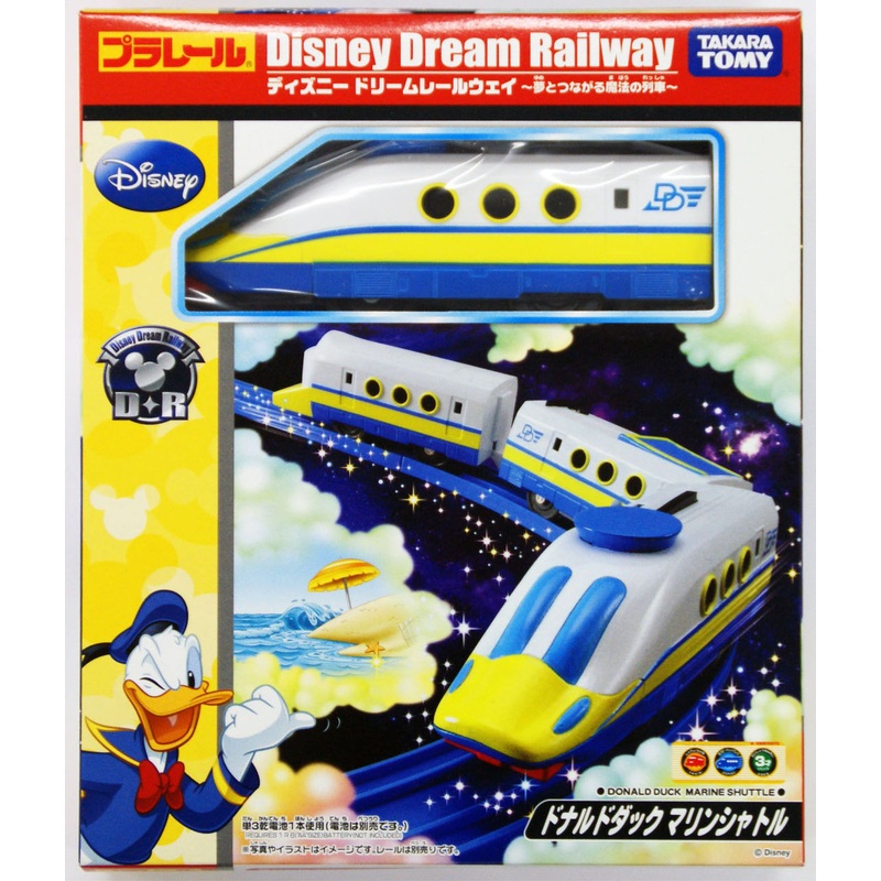Takara Tomy Pla-Rail Plarail Disney Dream Railway Donald Duck Marin Shuttle (804086)