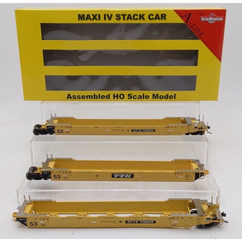 A-Line 47361-01 HO Scale TTX Maxi IV Stack Car #726203 EX/Box
