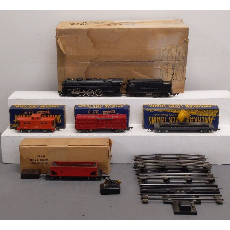 American Flyer 4620 S Vintage NYC Freight Train, 322,716,629,630,42597 EX/Box