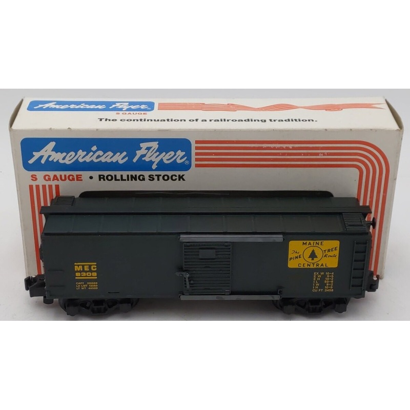 American Flyer 6-48308 S Gauge Maine Central Boxcar EX/Box