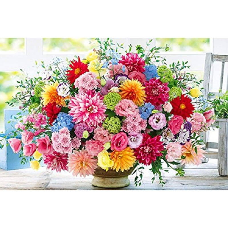 APPLEOne Jigsaw Puzzle 1000-794 Beautiful Flowers Dahlia (1000 Pieces)