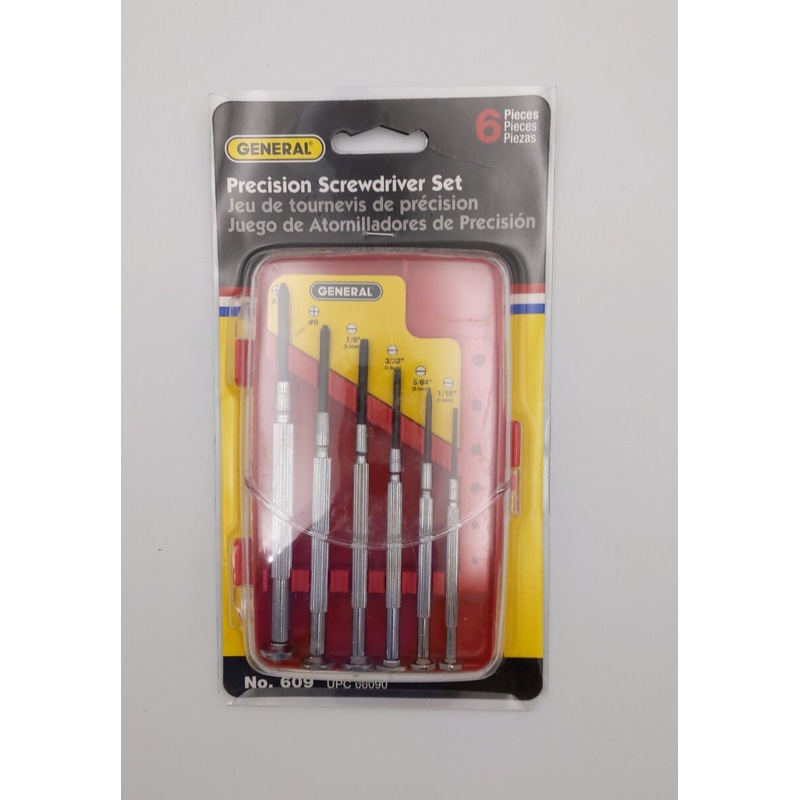 General Hardware Mfg Co 609 Precision ScrewDriver Set