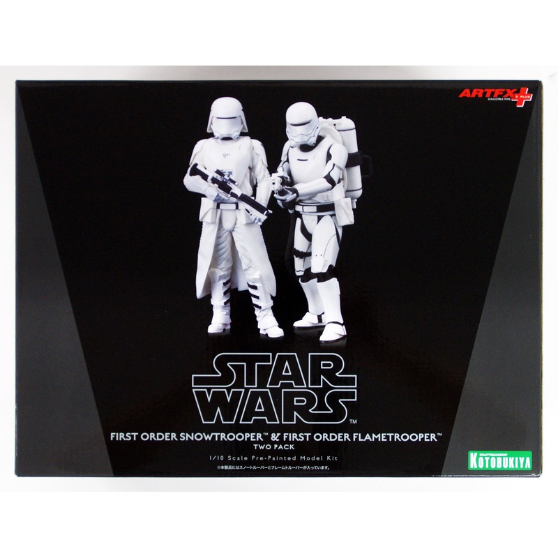 Kotobukiya SW123 Star Wars The Force Awakens First Order Snowtrooper & Flametrooper 1/10 Scale Figure Set