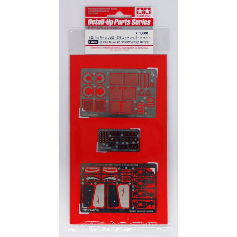 Tamiya 12640 McLaren M23 1976 Photo Etched Parts Set 1/20 Scale Kit