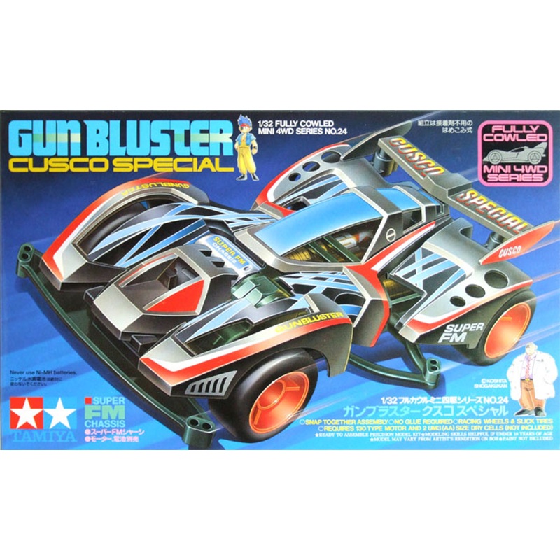Tamiya 19424 Mini 4WD Gun Bluster Cusco Special 1/32