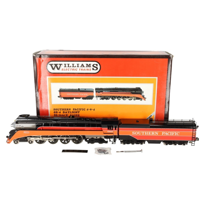 Williams 5600 O BRASS Southern Pacific 4-8-4 GS-4 Steam Locomotive #4449 EX/Box